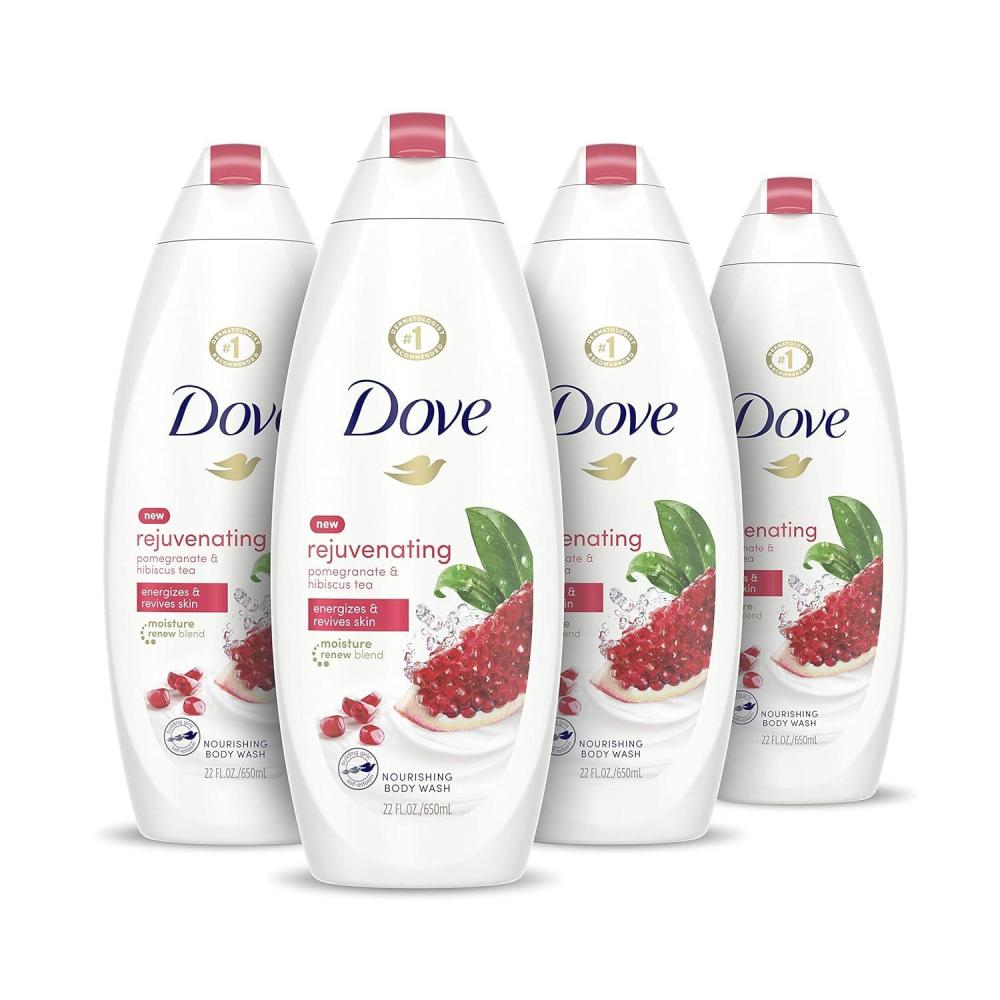 imageDove Body Wash for Softer Smoother Skin After Just One Use Pomegranate and Hibiscus Tea Sulfatefree Bodywash 20 Fl Oz Pack of 2Pomegranate and Lemon Verbena