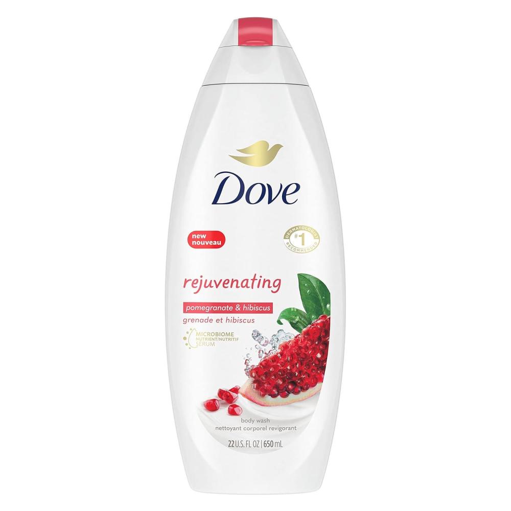 imageDove Body Wash for Softer Smoother Skin After Just One Use Pomegranate and Hibiscus Tea Sulfatefree Bodywash 20 Fl Oz Pack of 2Revive