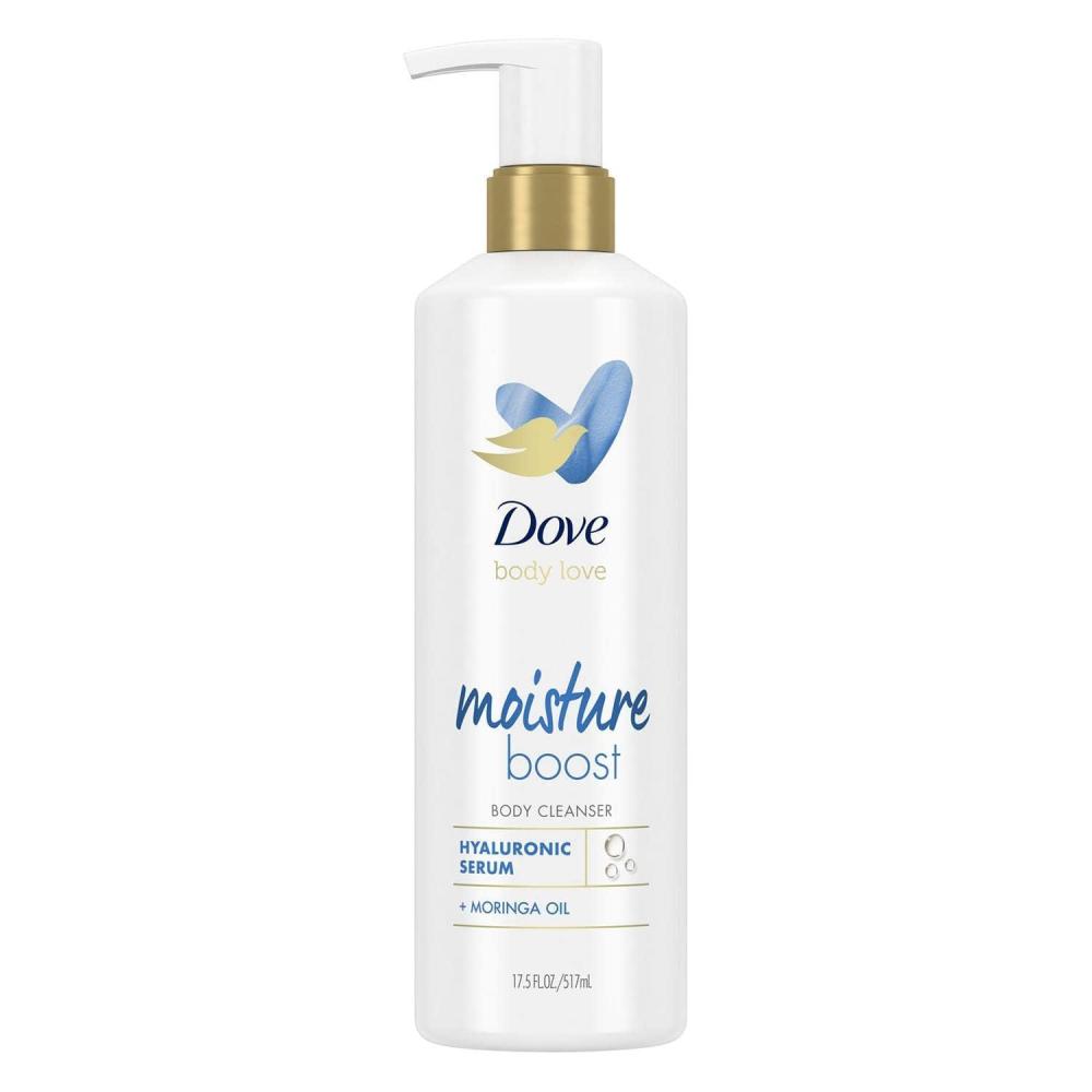 imageDove Body loveDrylotionBodyUnisexHyaluronic Acid and Moringa OilAdultMoisture BoostBody washCruelty FreeUnscented
