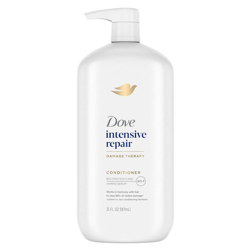 imageDove Conditioner Intensive Repair Pack of 4 for Damaged Hair Conditioner with BioRestore Complex 31 oz31 Ounce Pack of 4