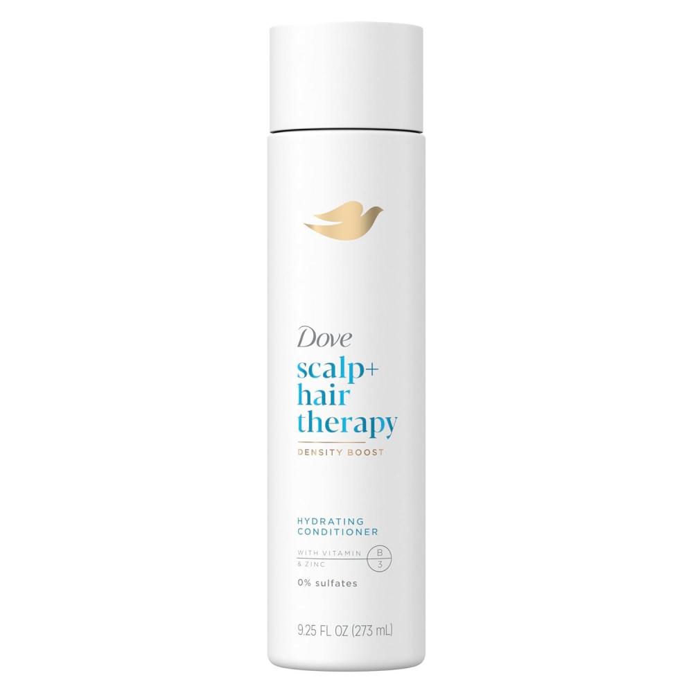 imageDove Density Boost Strengthening Conditioner Scalp Hair Therapy for protecting against premature breakage with Vitamin B3 Zinc and 0 sulfates 925 oz925 Fl Oz Pack of 1