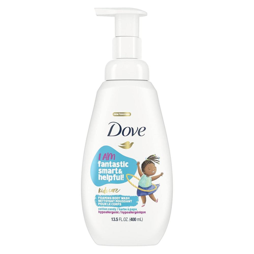 imageDove Foaming Body Wash For Kids 4 Count Berry Smoothie Hypoallergenic Skin Care 135 ozUnscented