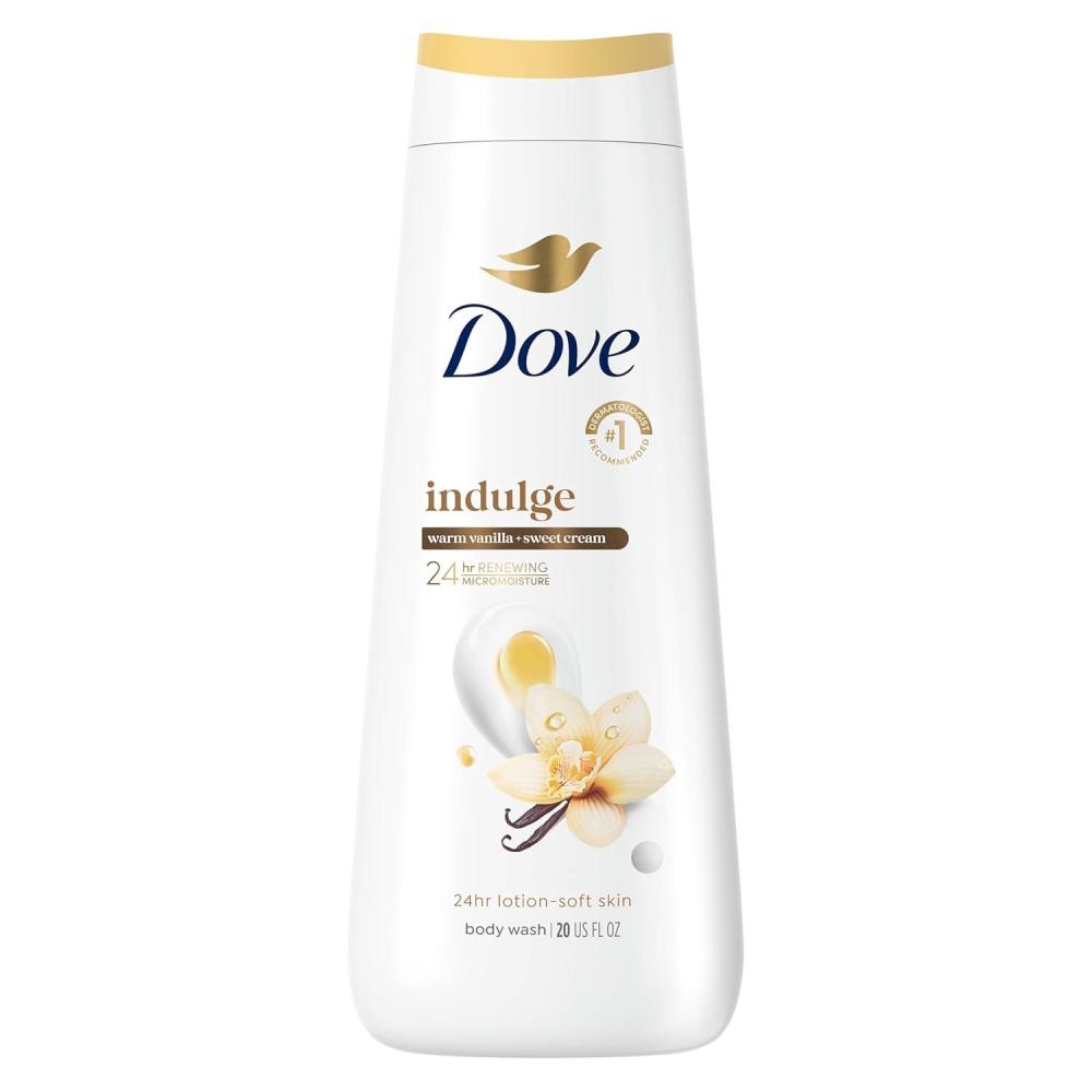 imageDove Indulge Body Wash Warm Vanilla Sweet Cream for Hydrated amp Soft Skin 20 FO