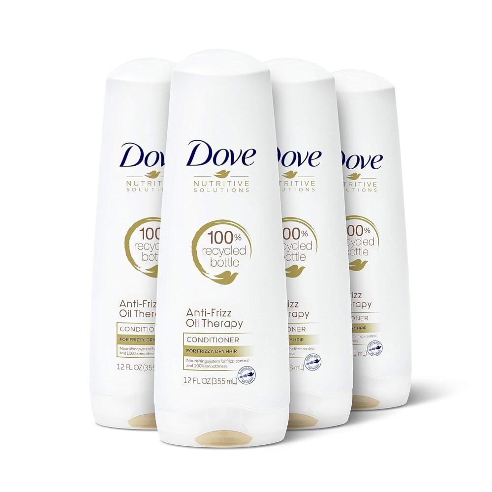 imageDove Nutritive Solutions Dry Hair Conditioner for Frizzy Control Oil Therapy with NutriOils Moisturizing Conditioner Formula Smooths Hair 12 oz 4 CountRegenerative Nourishment