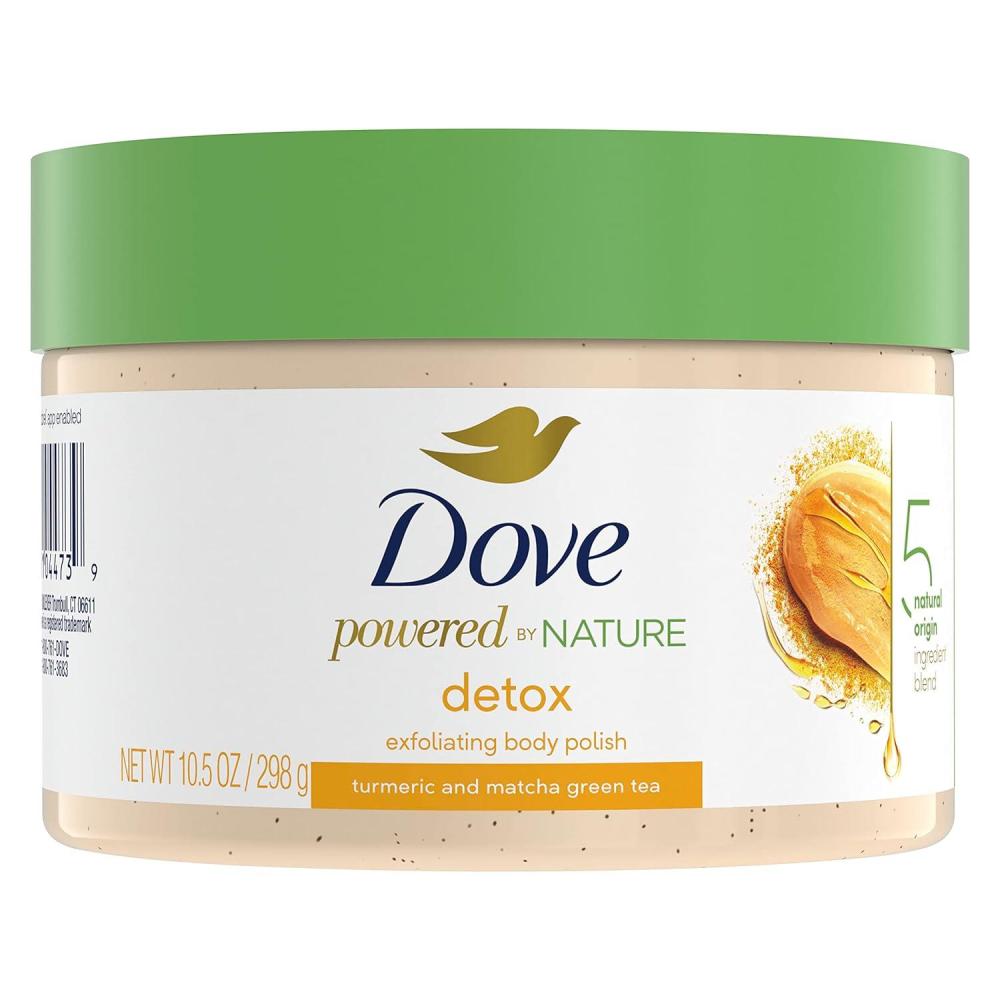 imageDove Powered By Nature Exfoliating Body Polish Detox With 5 Natural Origin Ingredient Blend For Skin Care 105 oz