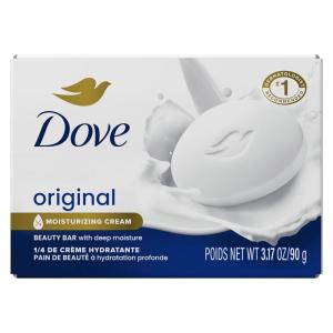 Dove Beauty Bar Soap Original, Pack of 36 for Soft, Smooth Skin, with 1/4 Moisturizing Cream 2.6 oz(0.29 Ounce (Pack of 11))