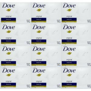 Dove Beauty Bar Soap Original, Pack of 36 for Soft, Smooth Skin, with 1/4 Moisturizing Cream 2.6 oz(4.75 Ounce (Pack of 12))