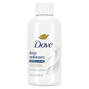 Dove Body Wash with Pump with Skin Natural Nourishers for Instantly Soft Skin and Lasting Nourishment Deep Moisture Cleanser That Effectively Washes Away Bacteria While Nourishing Your Skin 34 oz 3 Count(3 Fl Oz (Pack of 24))