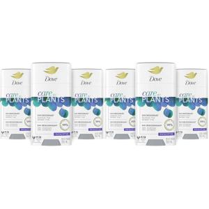 Dove Care by Plants Deodorant Stick for underarm skin care and 24 hour deodorant protection Eucalyptus no aluminum deodorant 2.6 oz 3 Count(2.6 Ounce (Pack of 6))