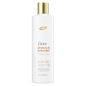 Dove Damage Therapy Derma Conditioner Dryness + Itch for Flaky Scalp with Pyrithione Zinc and Coconut Oil 12 Fl Oz(Coconut)