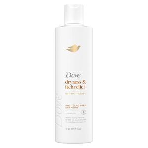 Dove Damage Therapy Derma Shampoo Dryness + Itch for Flaky Scalp with Pyrithione Zinc and Coconut Oil 12 Fl Oz(Coconut  Shea Butter)