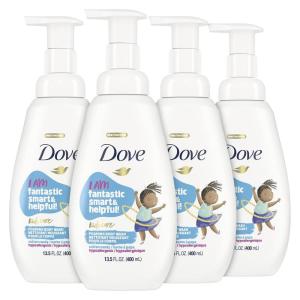 Dove Foaming Body Wash For Kids 4 Count Berry Smoothie Hypoallergenic Skin Care 13.5 oz(Cotton Candy)