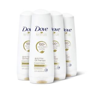 Dove Nutritive Solutions Dry Hair Conditioner for Frizzy Control Oil Therapy with Nutri-Oils Moisturizing Conditioner Formula Smooths Hair 12 oz, 4 Count(Regenerative Nourishment)