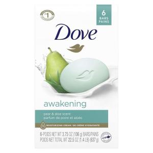 Dove go fresh Beauty Bar More Moisturizing Than Ordinary Bar Soap Rejuvenate Pear and Aloe Vera Scent 3.75 oz 14 Bars(22.5 Ounce (Pack of 1))