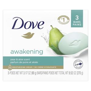 Dove go fresh Beauty Bar More Moisturizing Than Ordinary Bar Soap Rejuvenate Pear and Aloe Vera Scent 3.75 oz 14 Bars(9.51 Ounce (Pack of 1))