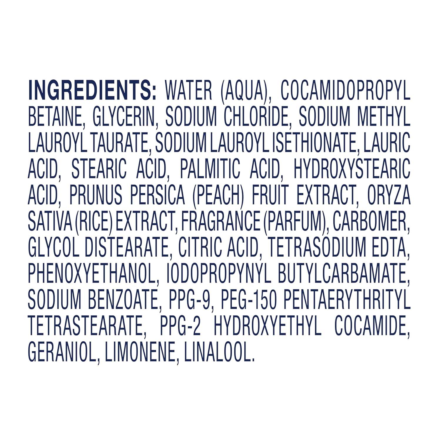 imageDove Advanced Care Hand Wash Peach amp Rice Milk 4 Count for Washing Away Dirt amp Germs While Nourishing Skin 10 Layers Deep with Moisture Boost 5X Complex12 Fl Oz Pack of 8