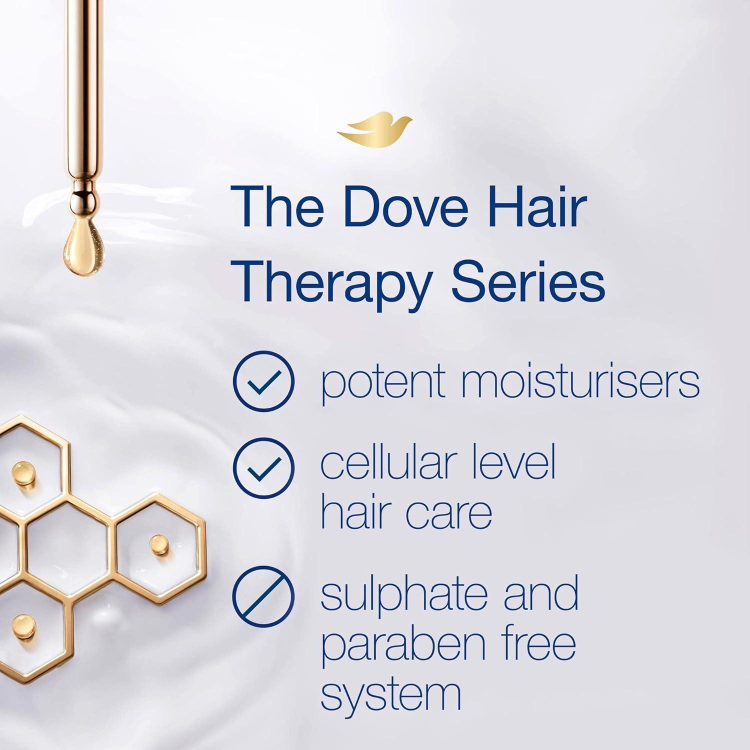imageDove Hair Therapy Shampoo Breakage Remedy for Damaged Hair Hair Shampoo with NutrientLock Serum 338 ozBreakage Remedy