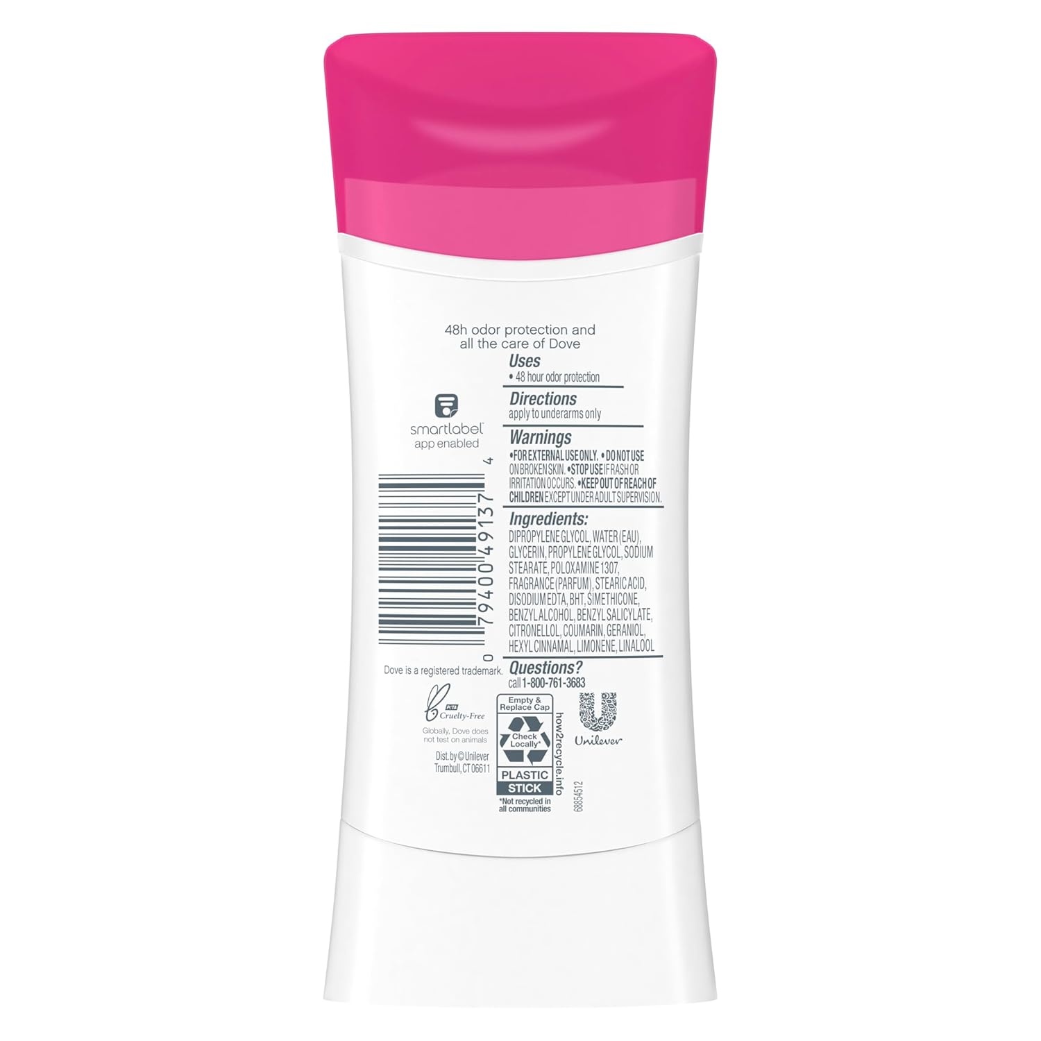 image:imageDove Teens Deodorant Stick Strawberry Sparkle for gentle underarm care 48hour odor protection and aluminum free deodorant 26 oz26 Ounce Pack of 1