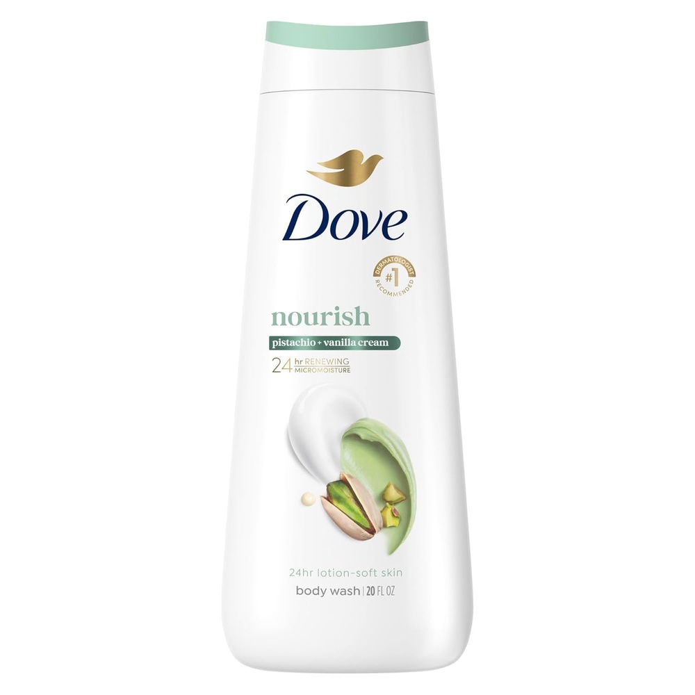 image:imageDove Hydrating Body Wash for Women Pistachio amp Vanilla Cream for Hydrated amp Repaired Skin 20 fl oz