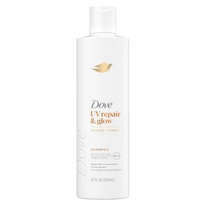 Dove Damage Therapy Shampoo 1 ct UV Repair & Glow Repairs 99% of UV hair damage* with Ferulic Serum 12 oz