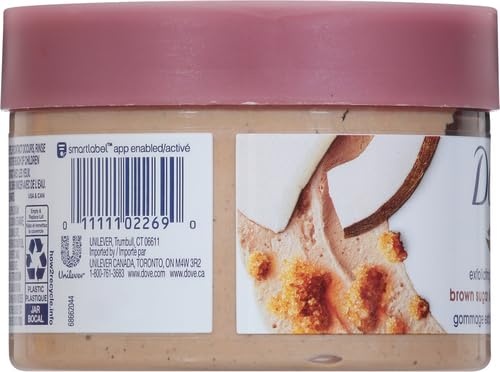 image:imageDove Scrub Brown Sugar amp Coconut Butter For Silky Smooth Skin Body Scrub Exfoliates amp Restores Skins Natural Nutrients 105 ozCoconut Butter