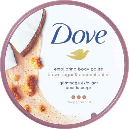 image:imageDove Scrub Brown Sugar amp Coconut Butter For Silky Smooth Skin Body Scrub Exfoliates amp Restores Skins Natural Nutrients 105 ozCoconut Butter