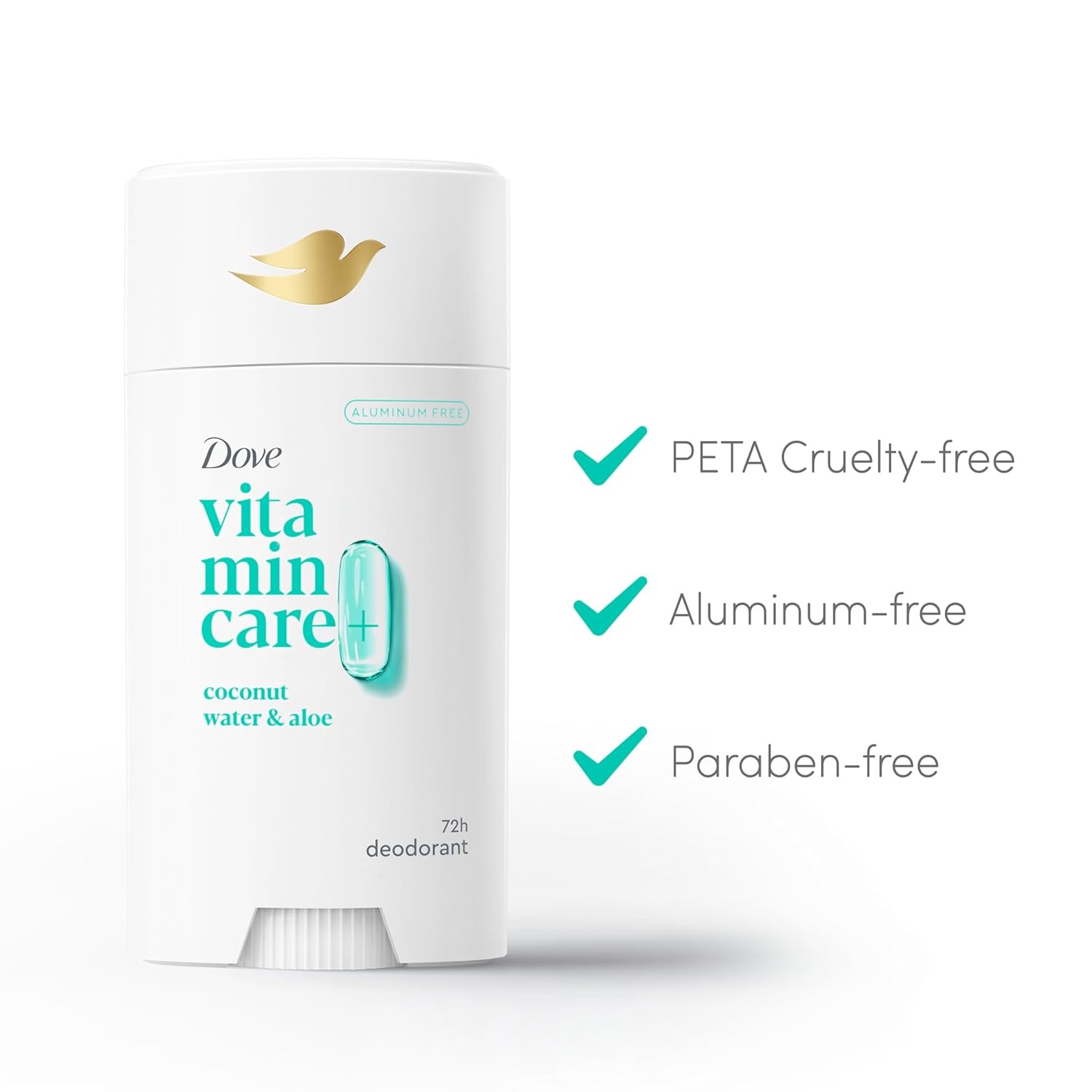 image:imageDove VitaminCare Aluminum Free Deodorant Stick for 72H Odor Protection Lavender amp Chamomile Breathable Deodorant for Women 26 ozCoconut water Aloe