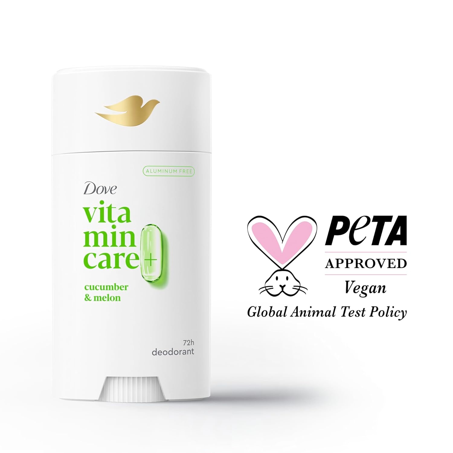 image:imageDove VitaminCare Aluminum Free Deodorant Stick for 72H Odor Protection Lavender amp Chamomile Breathable Deodorant for Women 26 ozCucumber Melon