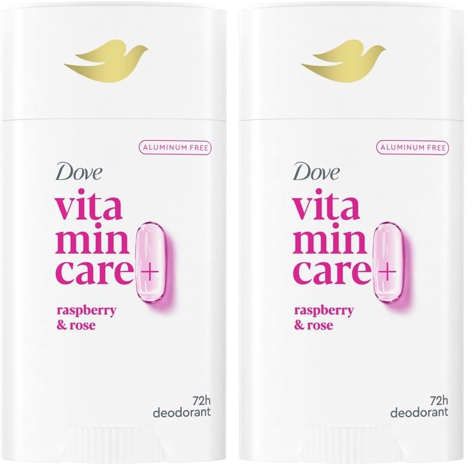 image:imageDove VitaminCare Aluminum Free Deodorant Stick for 72H Odor Protection Lavender amp Chamomile Breathable Deodorant for Women 26 ozRaspberry Rose