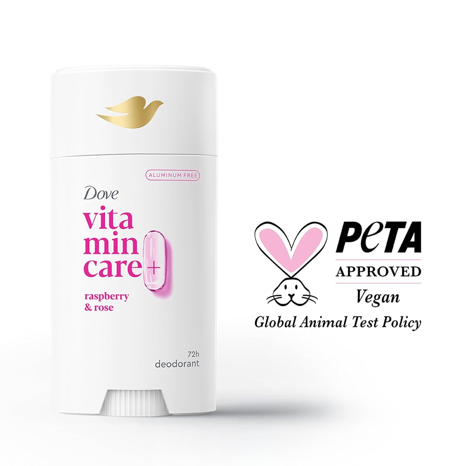 image:imageDove VitaminCare Aluminum Free Deodorant Stick for 72H Odor Protection Lavender amp Chamomile Breathable Deodorant for Women 26 ozRaspberry Rose