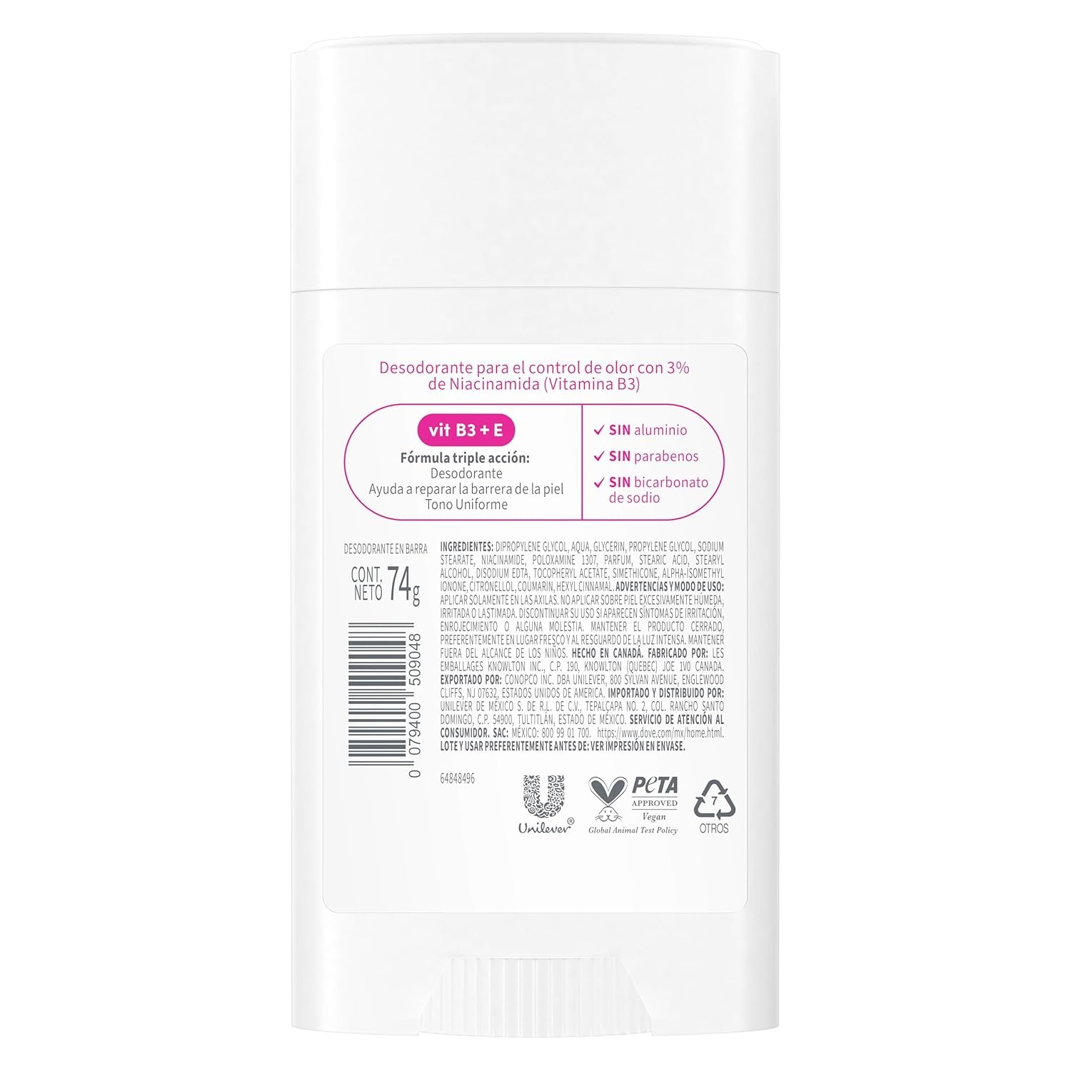 image:imageDove VitaminCare Aluminum Free Deodorant Stick for 72H Odor Protection Lavender amp Chamomile Breathable Deodorant for Women 26 ozRaspberry Rose