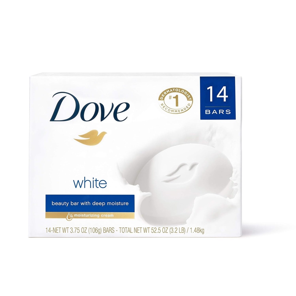image:imageDove Beauty Bar Soap Pink Rosa 8 Bars for Soft Smooth Skin Cleans amp Moisturizes 375 oz375 Ounce Pack of 14