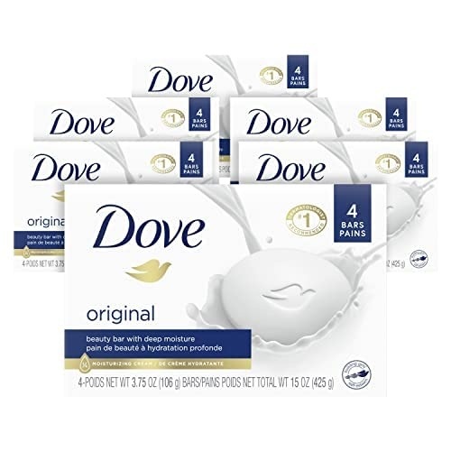 image:imageDove Beauty Bar Soap Pink Rosa 8 Bars for Soft Smooth Skin Cleans amp Moisturizes 375 oz375 Ounce Pack of 24
