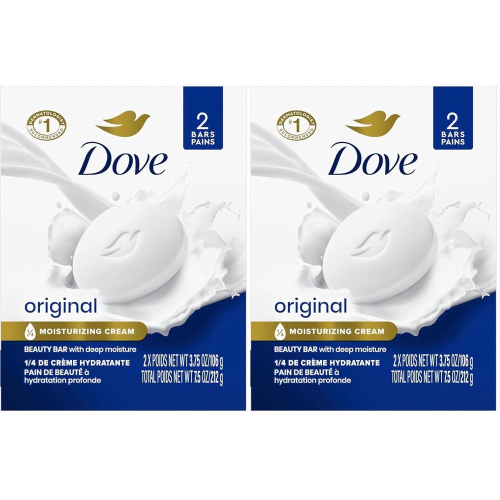 image:imageDove Beauty Bar Soap Pink Rosa 8 Bars for Soft Smooth Skin Cleans amp Moisturizes 375 oz375 Ounce Pack of 48