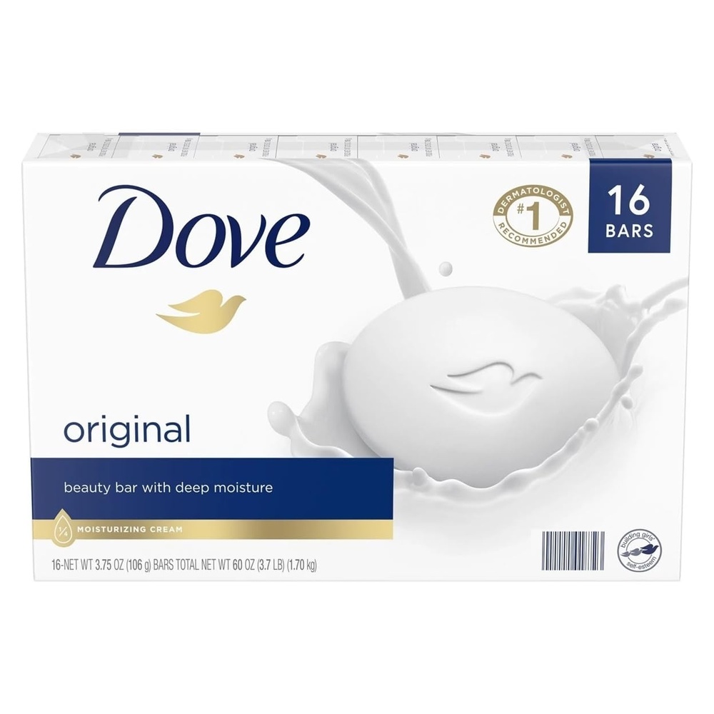 image:imageDove Beauty Bar Soap Pink Rosa 8 Bars for Soft Smooth Skin Cleans amp Moisturizes 375 oz4 Ounce Pack of 16