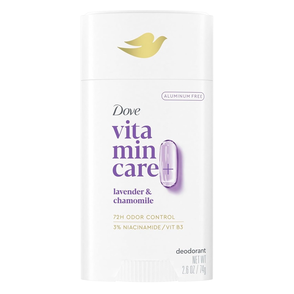 image:imageDove VitaminCare Aluminum Free Deodorant Stick for 72H Odor Protection Lavender amp Chamomile Breathable Deodorant for Women 26 ozLavender Chamomile