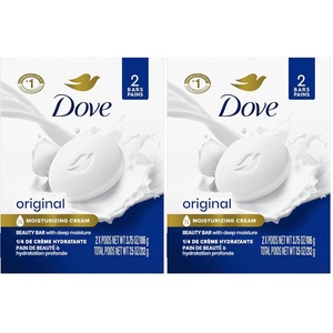 Dove Beauty Bar Soap Pink Rosa, 8 Bars for Soft, Smooth Skin, Cleans & Moisturizes 3.75 oz(3.75 Ounce (Pack of 48))