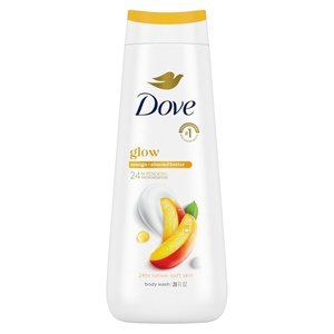 Dove Body Wash with Pump 3 Count Glowing Mango & Almond Butter for Renewed, Healthy-Looking Skin Gentle Skin Cleanser with 24hr Renewing MicroMoisture 30.6 oz(Mango and Almond Butter)