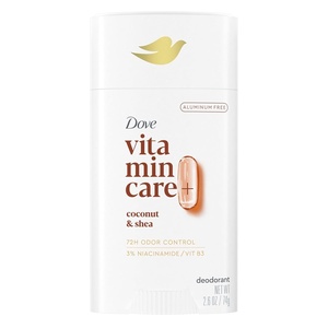 Dove VitaminCare+ Aluminum Free Deodorant Stick for 72H Odor Protection Lavender & Chamomile Breathable Deodorant for Women 2.6 oz(Coconut + Shea)