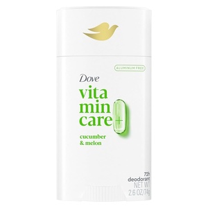 Dove VitaminCare+ Aluminum Free Deodorant Stick for 72H Odor Protection Lavender & Chamomile Breathable Deodorant for Women 2.6 oz(Cucumber + Melon)